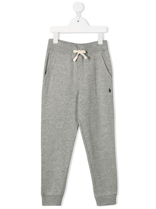 Pantalone felpa bambino Ralph Lauren grigio RALPH LAUREN KIDS | 720897004